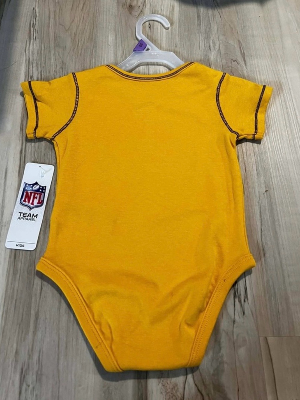 NFL Minnesota Vikings Gold One-Piece Bodysuit - Picture 2 of 3